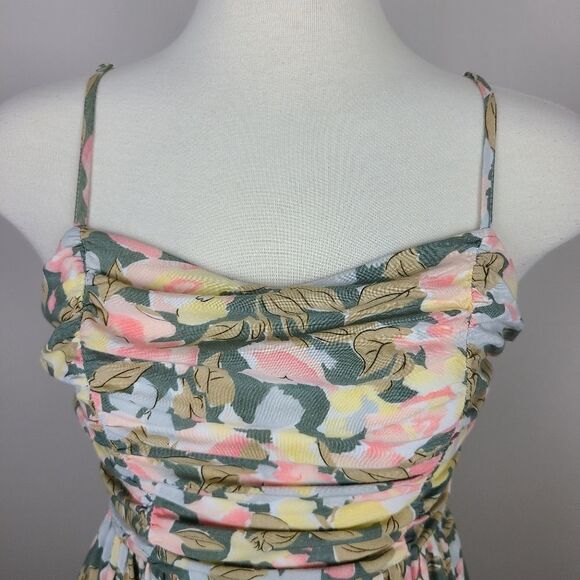 minkpink Spaghetti Strap Floral Skater Dress Small - Picture 2 of 16